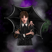 Nevermore Charm  - Smoke Panel