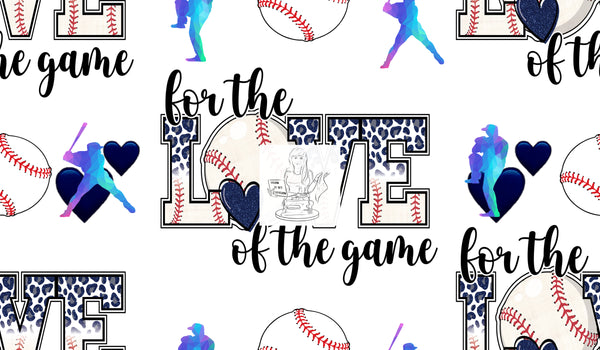 Clear Vinyl Design  - For The Love of the Game