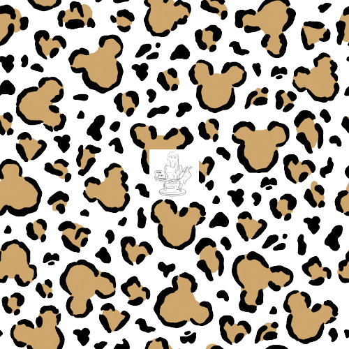 RTS -  Clear Vinyl Design  - Leopard Ears