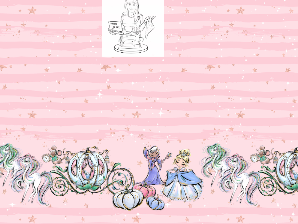 RTS - Dainty Princess Border Vinyl
