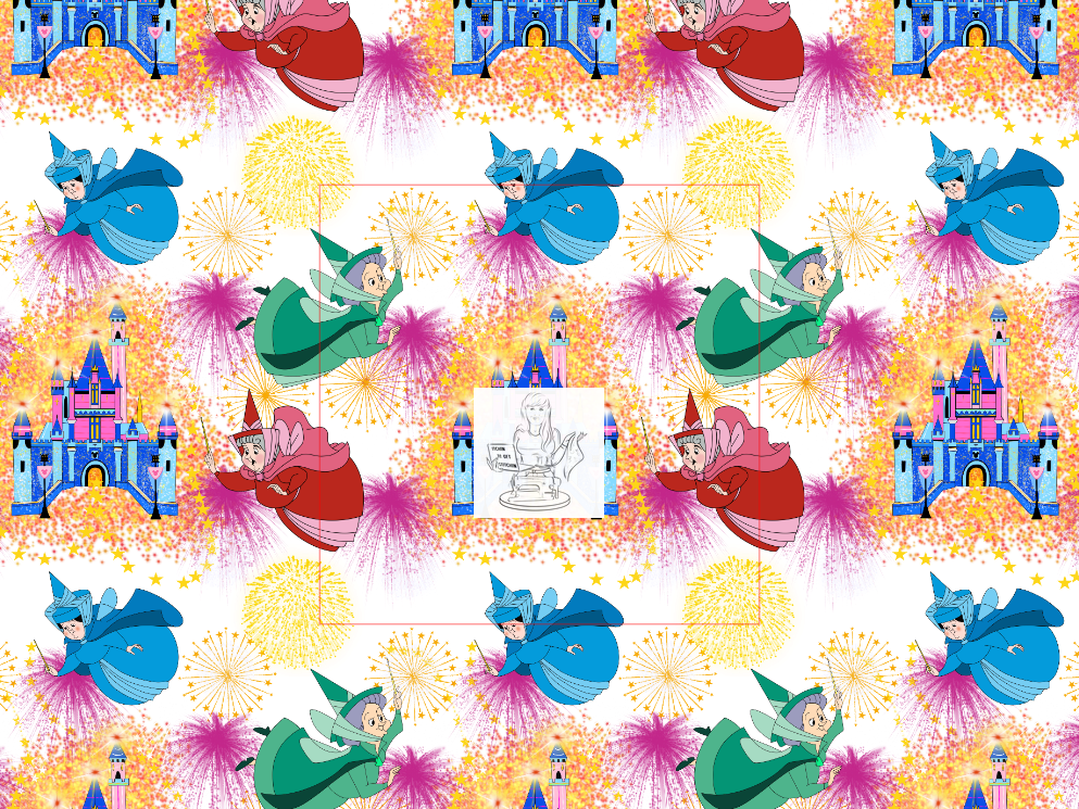 RTS -  Clear Vinyl Design  - Fairy Sparkle