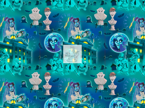 RTS - Glowing Ghouls 100% Waterproof Canvas