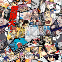 RTS - Anime - Fairy Tail Color Cotton Woven