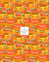 RTS - A Bears Honey Pot Canvas