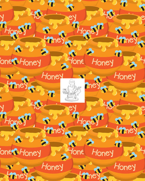 RTS - A Bears Honey Pot Canvas