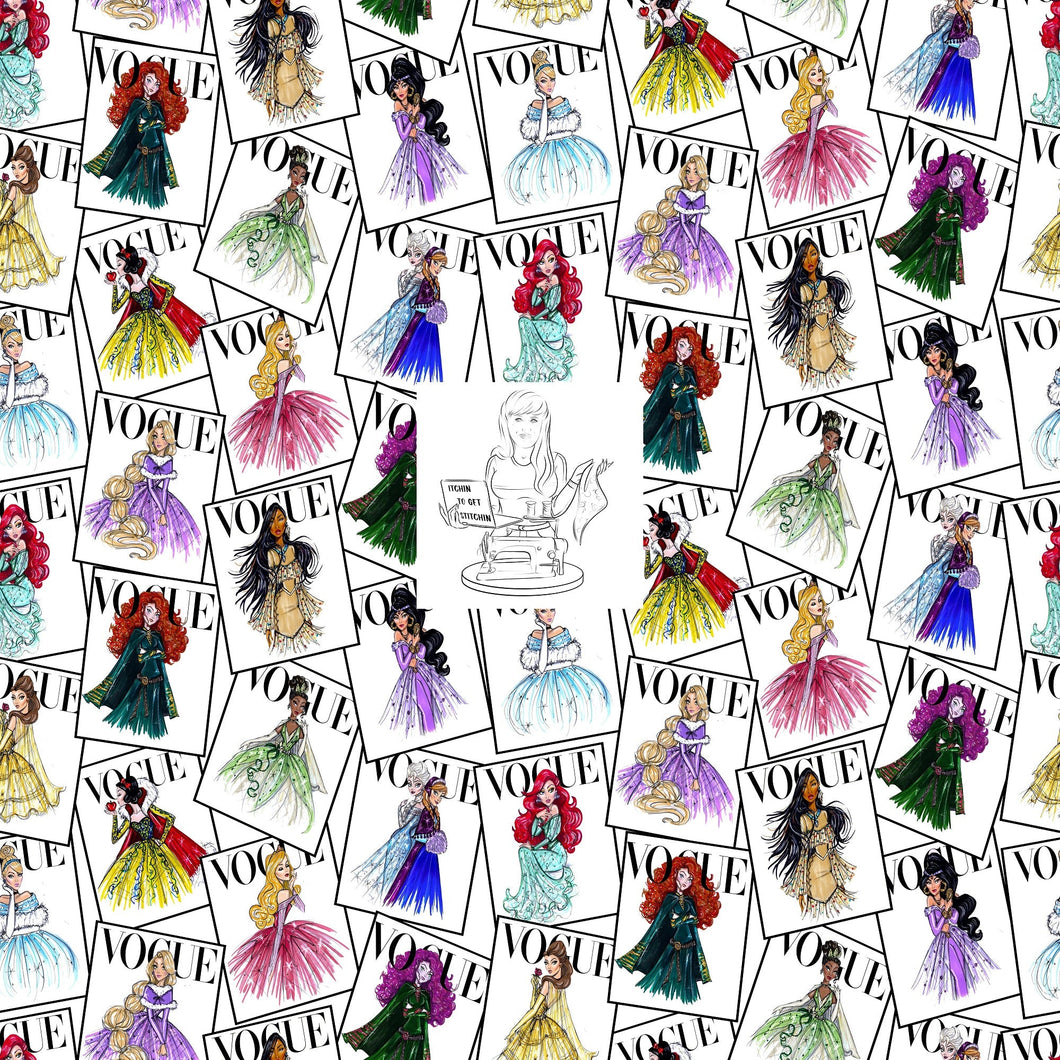 RTS -  Clear PVC Vinyl  - Classic Princess Vogue