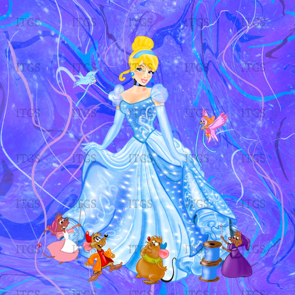 Princess In Blue Blanket Topper - Exclusive