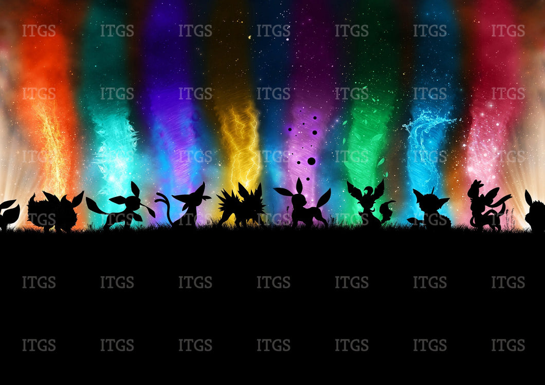 RTS - Poke Into Darkness Border Bamboo Lycra