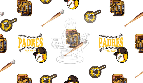 RTS - Clear Vinyl Design Exclusive - Go Padres!