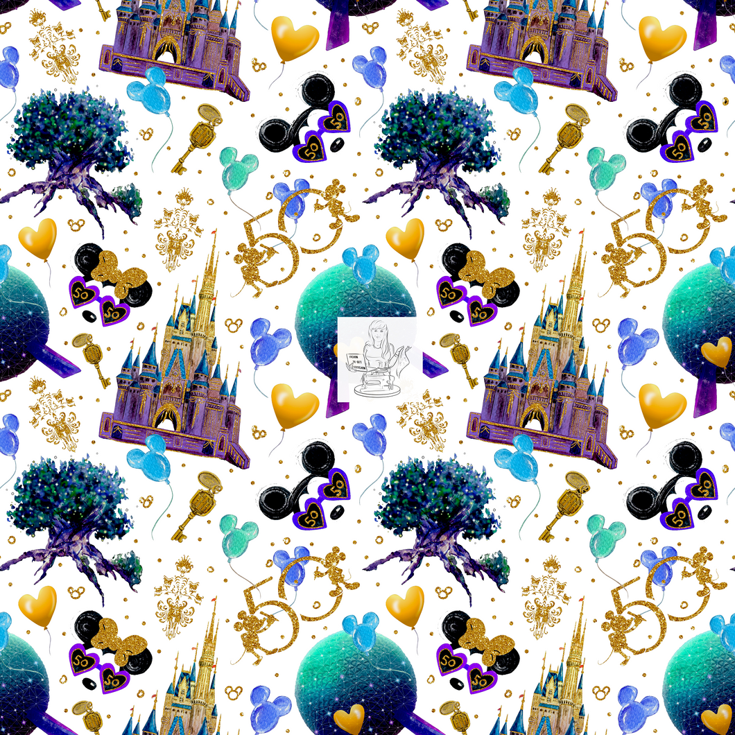 RTS - Clear Vinyl Design  - Anniversary Mouse Magic