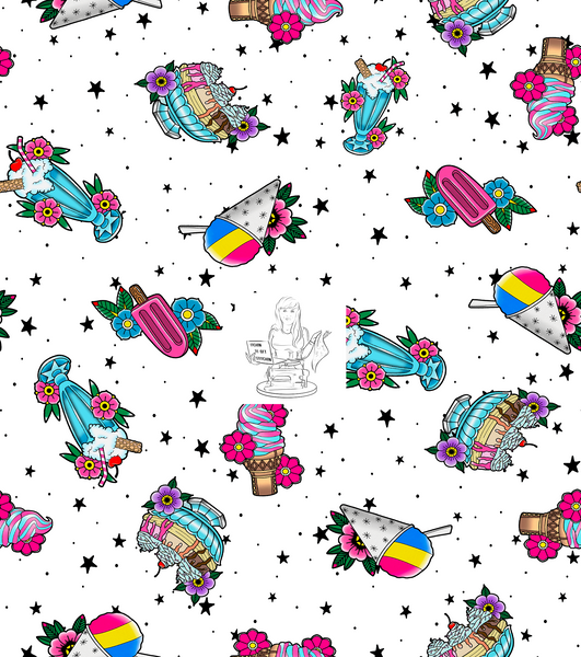 Clear Vinyl Design  - Frozen Treats