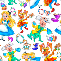 Clear Vinyl Design  -  Down the Rabbit Hole 2