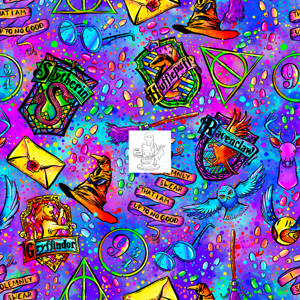 Watercolor Wizard Toss Up - Purple Passion