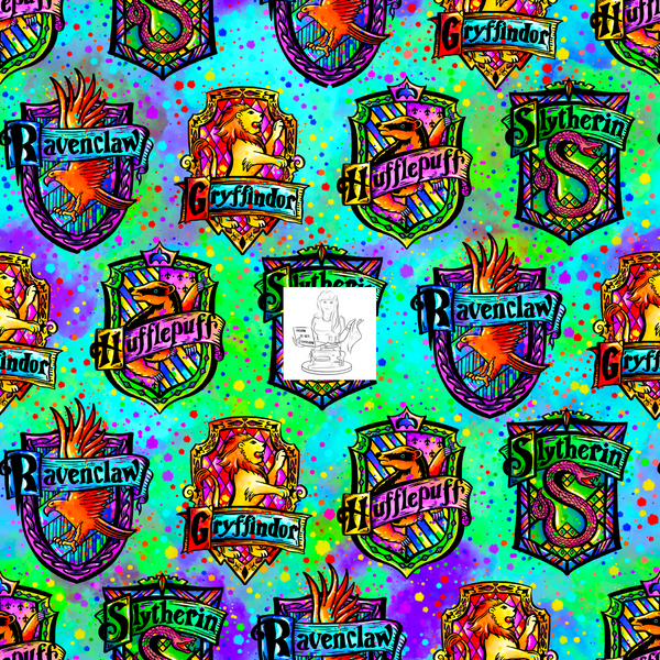 Watercolor Wizard Marks  - Green