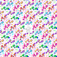 Watercolor Wizard Walk - White
